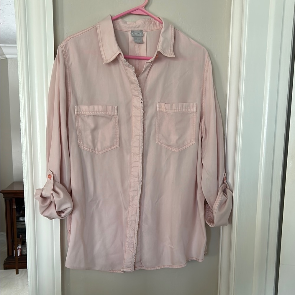 Chico's Blush Pink Blouse